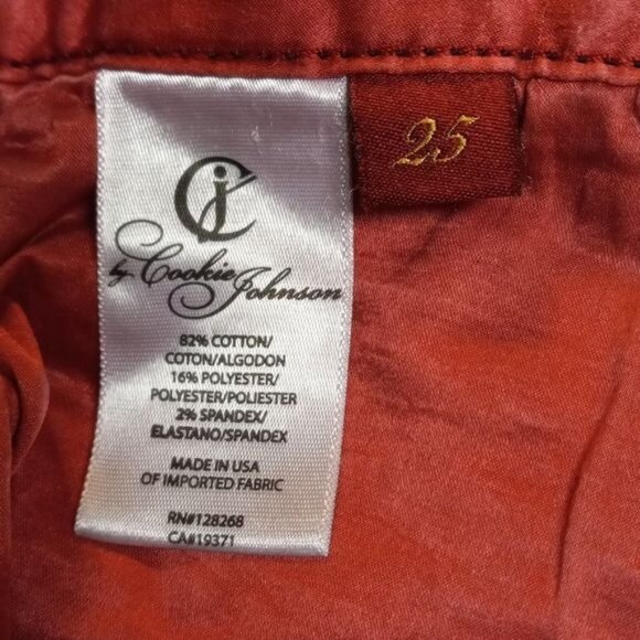 CJ Cookie Johnson Size 25 Jeans Praise Relaxed Fit Black Denim Stretch - Picture 12 of 12